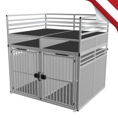 Behörden-Hundebox - Doppelbox Bundespolizei Österreich