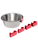 Dogsworld Boxen- Wasserschüssel mit Wandhalterung
