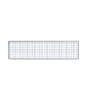 Stahlgraues Element mit Gitter