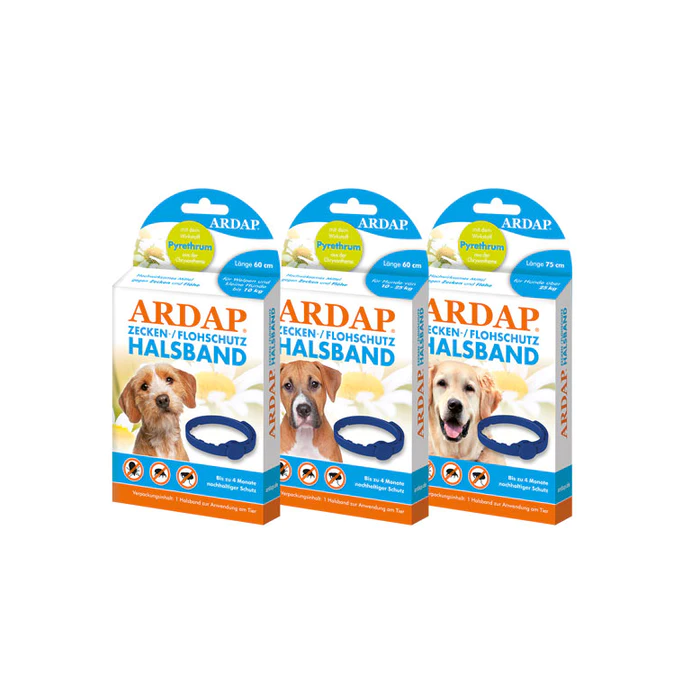 ARDAP Zecken- und Flohhalsband Hunde