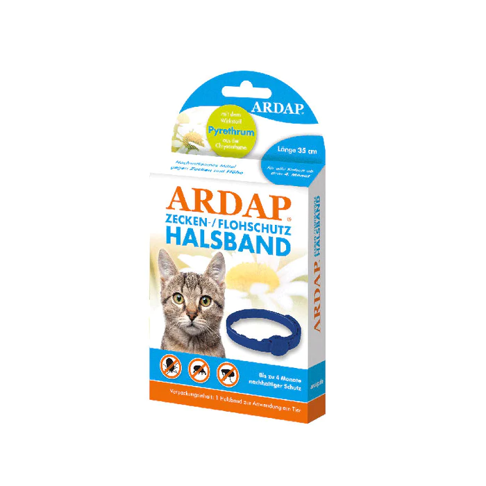 ARDAP Zecken- und Flohhalsband Katzen