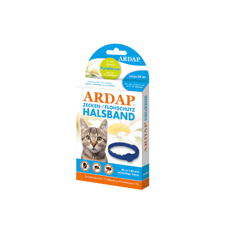 ARDAP Zecken- und Flohhalsband Katzen