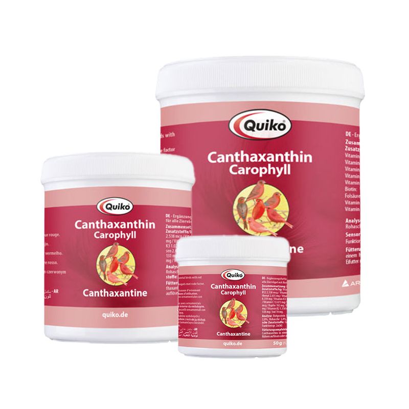 Quiko Canthaxantina 50g - Integratore Per Uccelli Per Intensificare Il Rosso Del Piumaggio - Foto 5