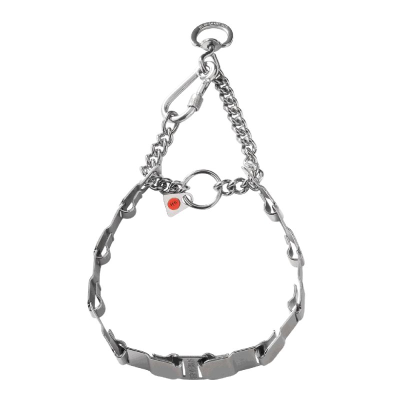 Sprenger Hundehalsband Edelstahl - Durchzugskette 3mm - Fellschonend Für Langhaar-Hunde Bis 55kg
