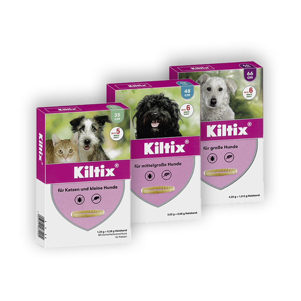 Kiltix Zecken- Flohschutzhalsband für Hunde